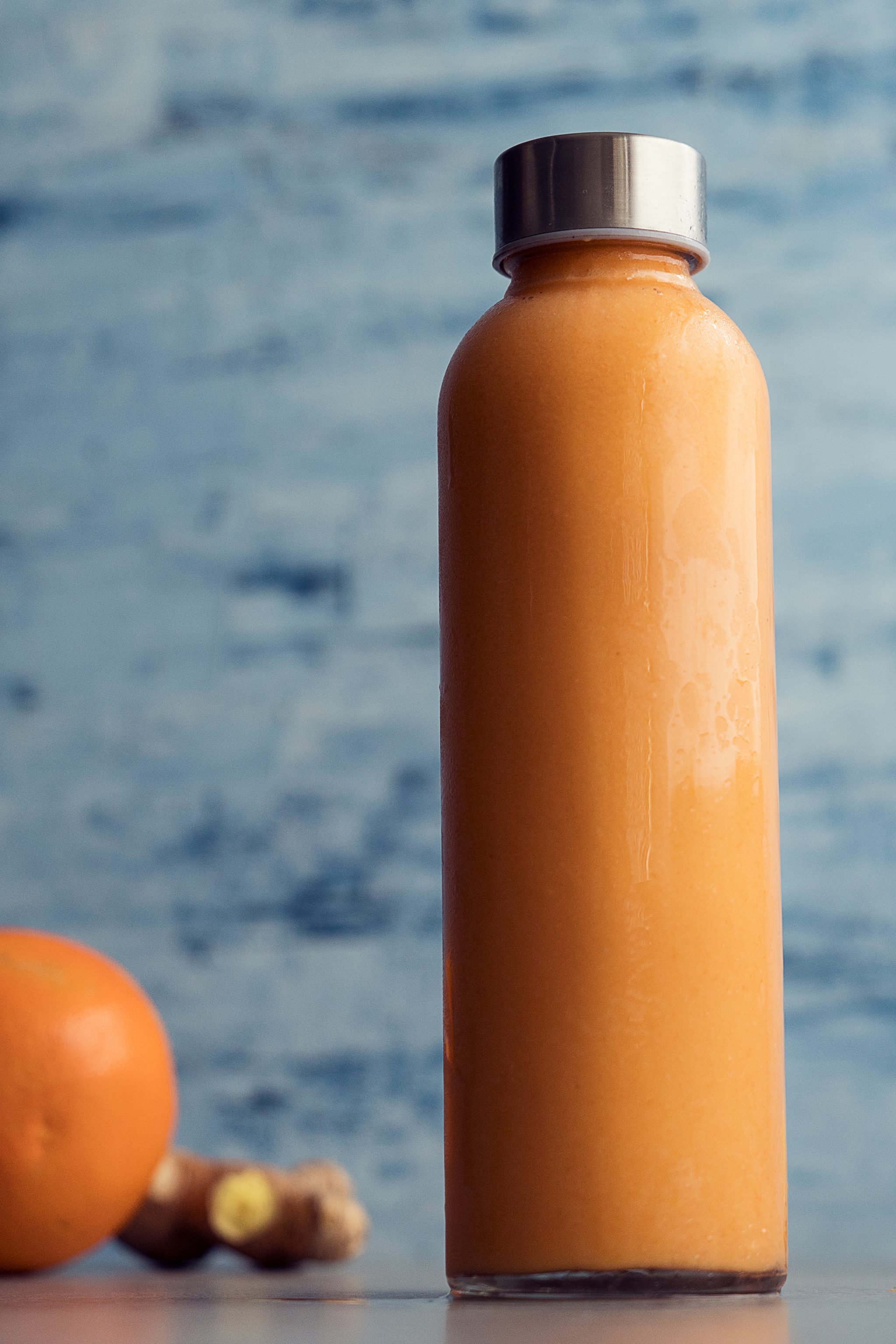 carrot ginger immune boost smoothie pin