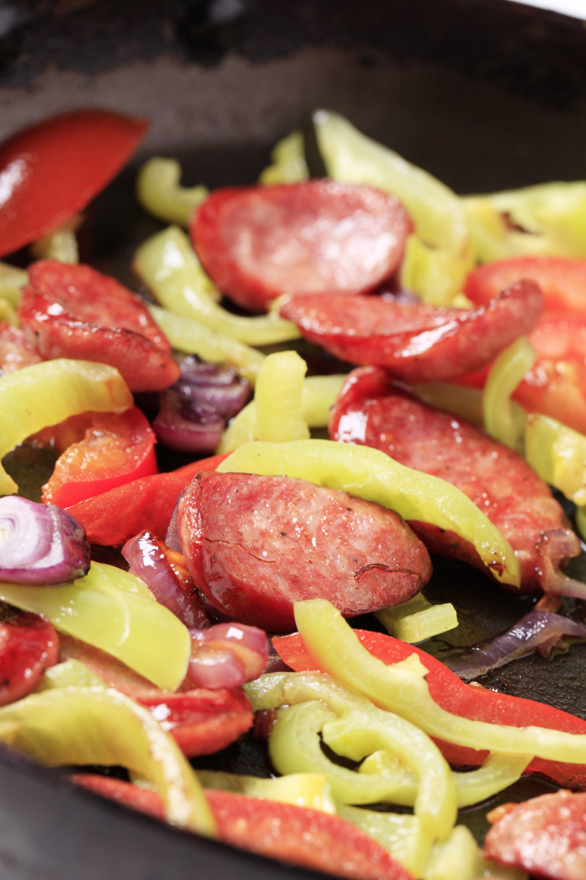 Turkey Sausage and Bell Peppers pin