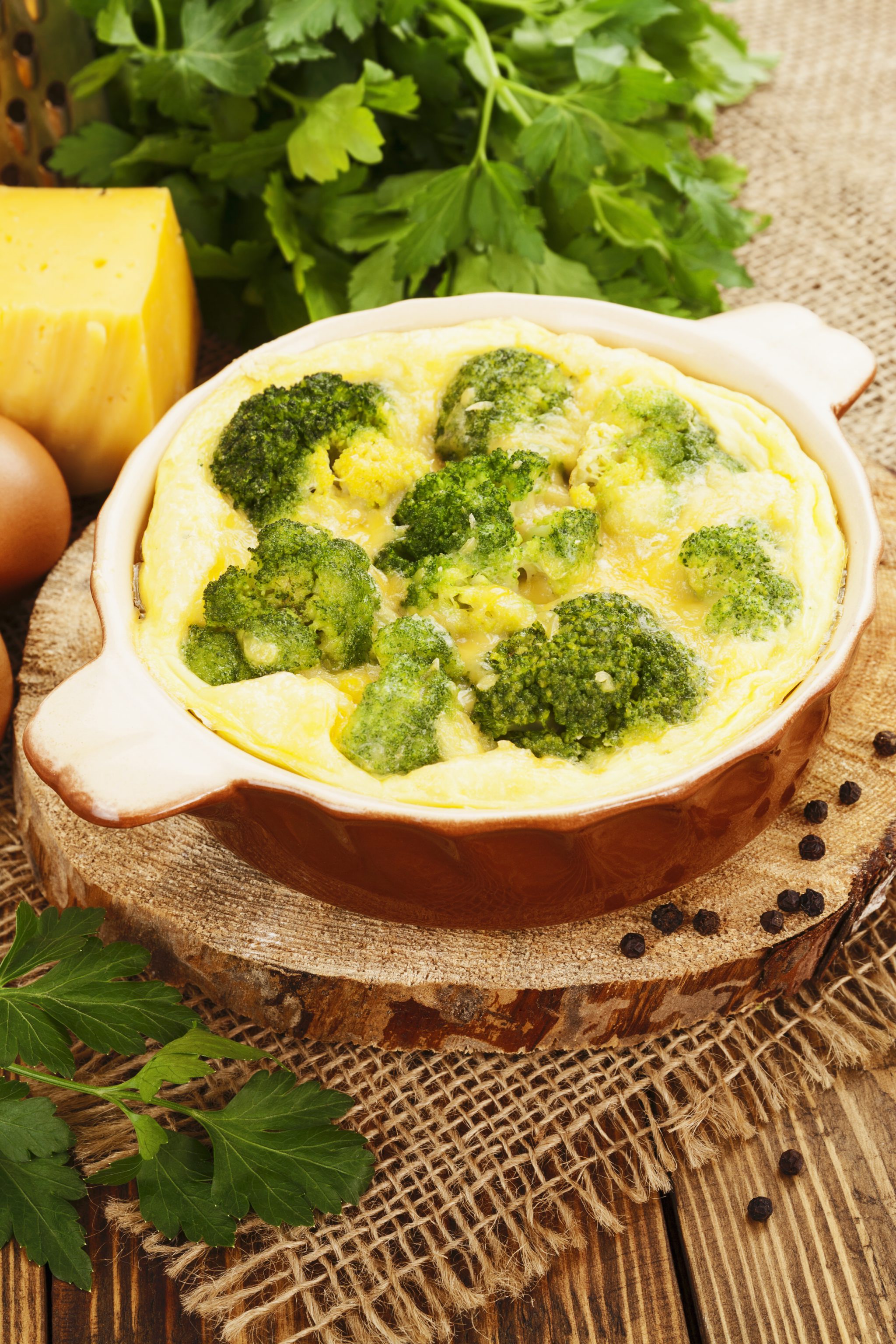 broccoli with cheese sauce pin