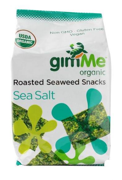 Organic Roasted Seaweed Snacks Sea Salt