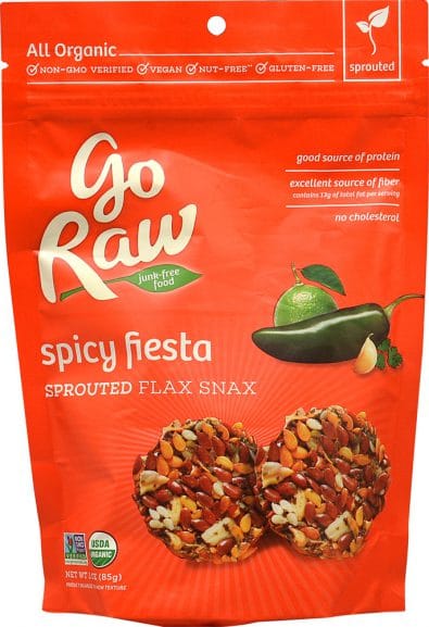 Organic Sprouted Flax Snax Spicy Fiesta