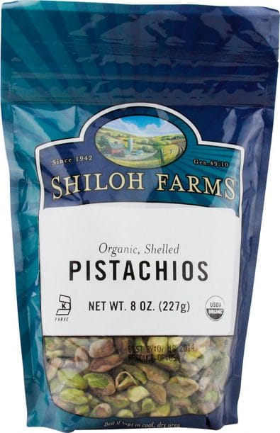 Organic Shelled Pistachios
