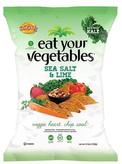 Eat Your Vegetables Chips Sea Salt & Lime