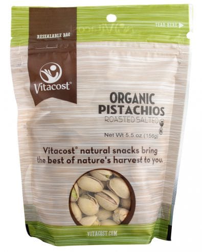 Organic Roasted Salted Pistachios