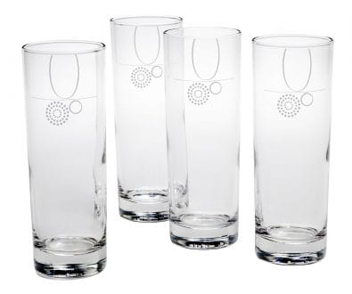 4 Portion Control Drinking Glasses