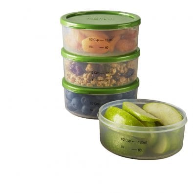 Smart Portion Reusable Lunch Containers
